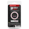 Beast Rings Cockring silicone Beast Rings 36mm Noir-Rouge
